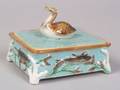 George Jones Majolica Sardine Box