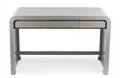 Modernist Gray Lacquered  Chrome Desk by Drexel