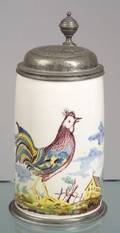 Crailsheim Tin Glazed Earthenware Tankard