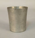 Connecticut pewter beaker ca 1825