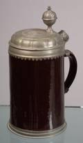 Bayreuth Brown Glazed Red Stoneware Tankard
