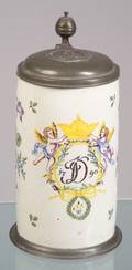 Dated Tin Glazed Earthenware Tankard
