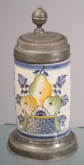 Bayreuth Tin Glazed Earthenware Tankard