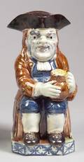 Staffordshire R Woodtype Toby Jug