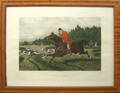 Five fox hunting prints