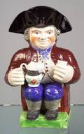 Large Staffordshire Toby Jug