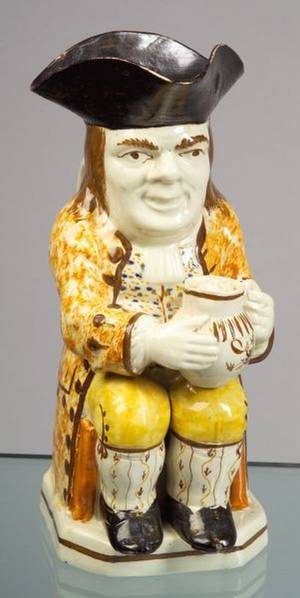 Staffordshire Pratttype Toby Jug