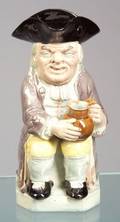 Staffordshire Woodtype Toby Jug