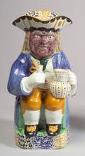 Yorkshiretype Purple Face Toby Jug