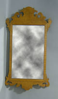Chippendale style tiger maple mirror