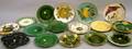 Sixteen Assorted Wedgwood Majolica Dishes