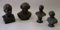 Four Wedgwood Black Basalt Busts