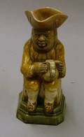 Small 18th Century Glazed Toby Jug