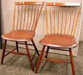 Pair of Windsor Thumbback Side Chairs
