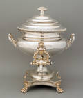English Sheffield plate tea urn ca 1810