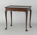 George II mahogany tea table ca 1760