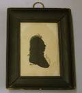 Framed Hollowcut Bustlength Silhouette of a Gentleman