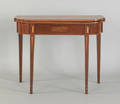Federal mahogany card table ca 1800