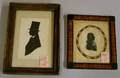 Two Framed Miniature Silhouettes of Gentlemen