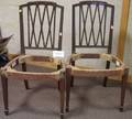 Set of Three Regency Carved Mahogany Side Chairs