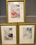 Lot of Three Framed Prints