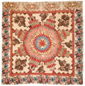 American pieced and appliqu chintz quilt ca 1840