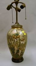 Japanese Satsuma Vase Table Lamp