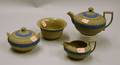 FourPiece Wedgwood Drabware Tea Set
