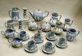 Twentysix Modern Wedgwood Solid Light Blue Jasper Table Items