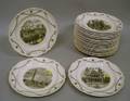 Twentyfive Wedgwood Queens Ware Plates