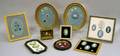 Nine Framed Groups of Wedgwood Jasper Medallions