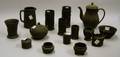 Fifteen Wedgwood Black Basalt Items