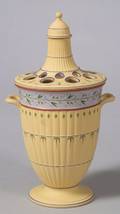 Modern Wedgwood Cane Jasper Bough Pot