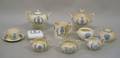 Ten Wedgwood Embossed Queens Ware Commemorative Items