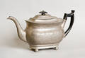 Pewter teapot earlymid 19th c