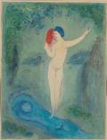 After Marc Chagall RussianFrench 18871985 A Nude