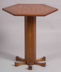 Marquetry Inlaid Occasional Table