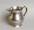 Westbrook Maine pewter water pitcher mid 19th c