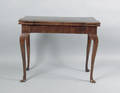 George II mahogany games table ca 1750
