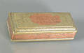 Dutch copper and brass tobacco box early 18th c