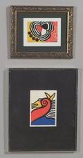 After Alexander Calder American 18981976 Lot of Two Images Horse