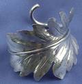 Sterling Silver Leaf Cuff Bracelet M Buccellati