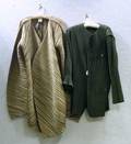 Two Issey Miyake Brown Crinkle Jackets
