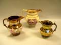 Three English Lustre Decorated Jugs