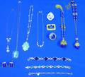 Thirteen Pieces of Victorian and Art Deco Costume Jewelry