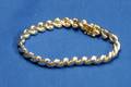 14kt White Gold Arch Link Bracelet