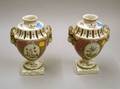 Pair of Italian Faience Cache Pots