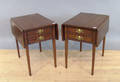 Pair of Henkel Harris cherry work tables