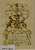 Six Framed English Hand Tinted Engravings of Coats of Arms