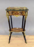French inlaid and ormolu mounted stand